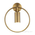Gold Ring Decoration Spotlight Wall Lamp
